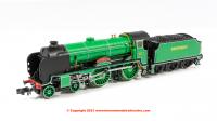 2S-002-008 Dapol Schools Class 4-4-0 Steam Locomotive number 927 "Clifton" in Southern Lined Malachite livery